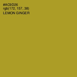 #AC9D26 - Lemon Ginger Color Image