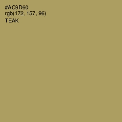 #AC9D60 - Teak Color Image