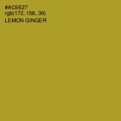 #AC9E27 - Lemon Ginger Color Image