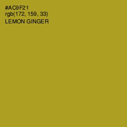 #AC9F21 - Lemon Ginger Color Image