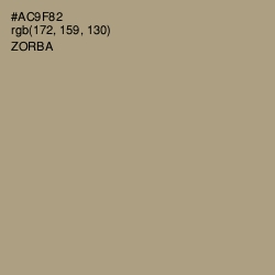 #AC9F82 - Zorba Color Image