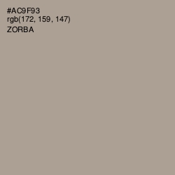 #AC9F93 - Zorba Color Image