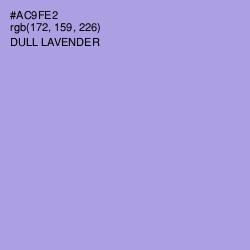 #AC9FE2 - Dull Lavender Color Image