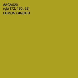 #ACA020 - Lemon Ginger Color Image