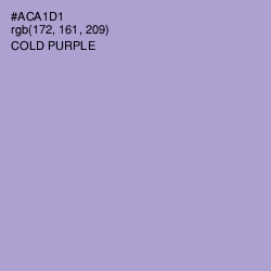 #ACA1D1 - Cold Purple Color Image