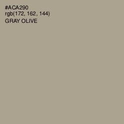 #ACA290 - Gray Olive Color Image