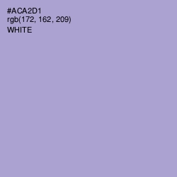 #ACA2D1 - Cold Purple Color Image