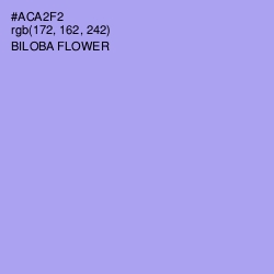 #ACA2F2 - Biloba Flower Color Image