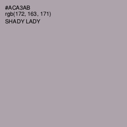 #ACA3AB - Shady Lady Color Image