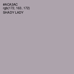 #ACA3AC - Shady Lady Color Image