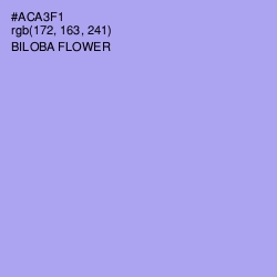 #ACA3F1 - Biloba Flower Color Image