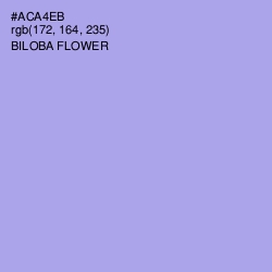 #ACA4EB - Biloba Flower Color Image