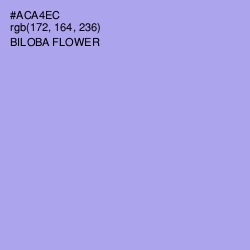 #ACA4EC - Biloba Flower Color Image