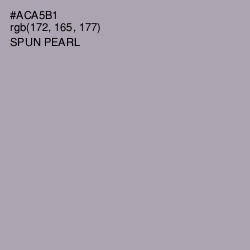 #ACA5B1 - Spun Pearl Color Image