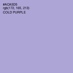 #ACA5D5 - Cold Purple Color Image