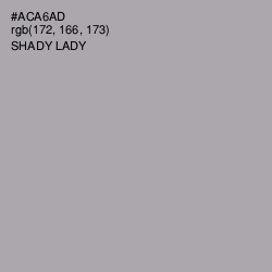 #ACA6AD - Shady Lady Color Image