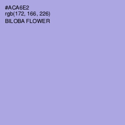 #ACA6E2 - Biloba Flower Color Image