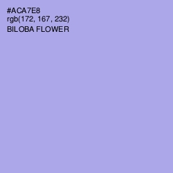 #ACA7E8 - Biloba Flower Color Image