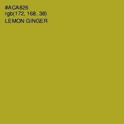 #ACA826 - Lemon Ginger Color Image