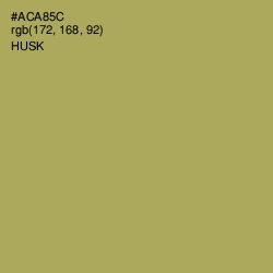 #ACA85C - Husk Color Image