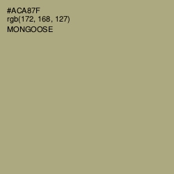 #ACA87F - Mongoose Color Image
