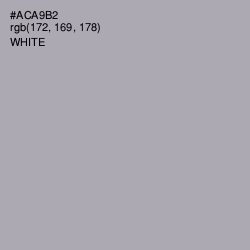 #ACA9B2 - Spun Pearl Color Image