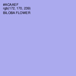 #ACAAEF - Biloba Flower Color Image
