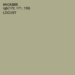 #ACAB8B - Locust Color Image