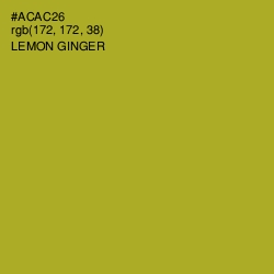 #ACAC26 - Lemon Ginger Color Image