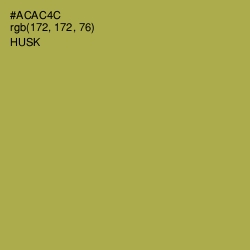 #ACAC4C - Husk Color Image