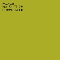 #ACAD26 - Lemon Ginger Color Image