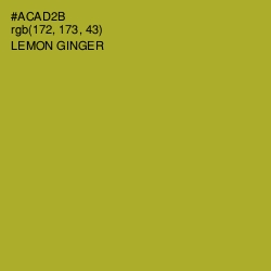 #ACAD2B - Lemon Ginger Color Image