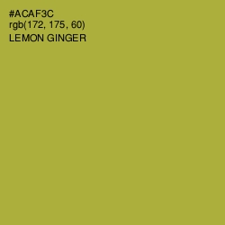 #ACAF3C - Lemon Ginger Color Image