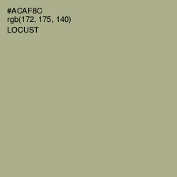 #ACAF8C - Locust Color Image