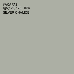 #ACAFA3 - Silver Chalice Color Image
