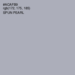 #ACAFB9 - Spun Pearl Color Image
