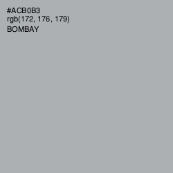 #ACB0B3 - Bombay Color Image