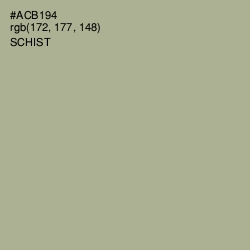 #ACB194 - Schist Color Image