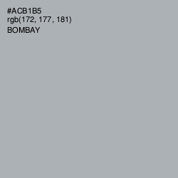 #ACB1B5 - Bombay Color Image