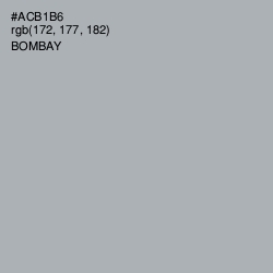 #ACB1B6 - Bombay Color Image