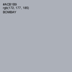 #ACB1B9 - Bombay Color Image