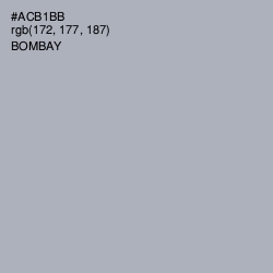 #ACB1BB - Bombay Color Image