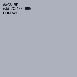 #ACB1BD - Bombay Color Image