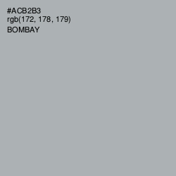 #ACB2B3 - Bombay Color Image
