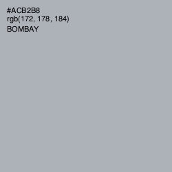 #ACB2B8 - Bombay Color Image