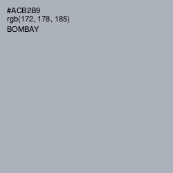 #ACB2B9 - Bombay Color Image