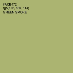 #ACB472 - Green Smoke Color Image