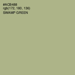 #ACB488 - Swamp Green Color Image