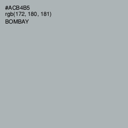 #ACB4B5 - Bombay Color Image