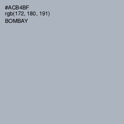 #ACB4BF - Bombay Color Image